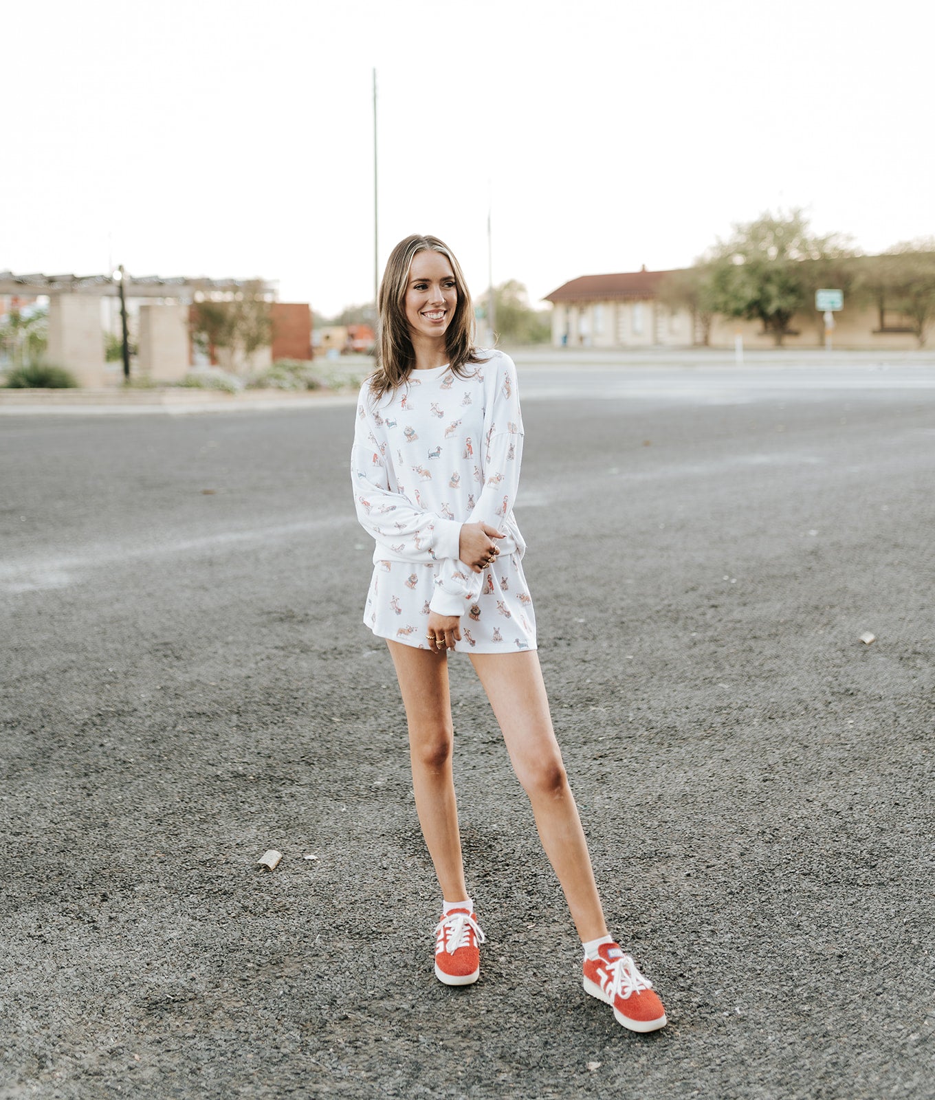 Classic Pup Shorts White ZLS254729 - Southern Soule Designs