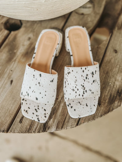 Claudia White Fur Sandal - Southern Soule Designs