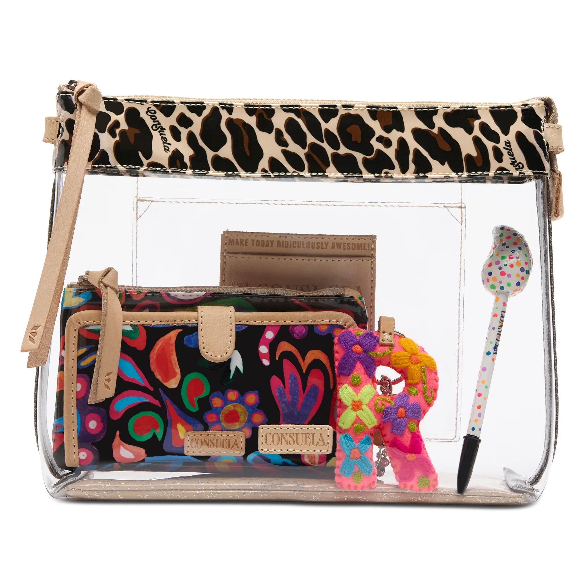 Clear Mona Downtown Crossbody - Southern Soule Designs
