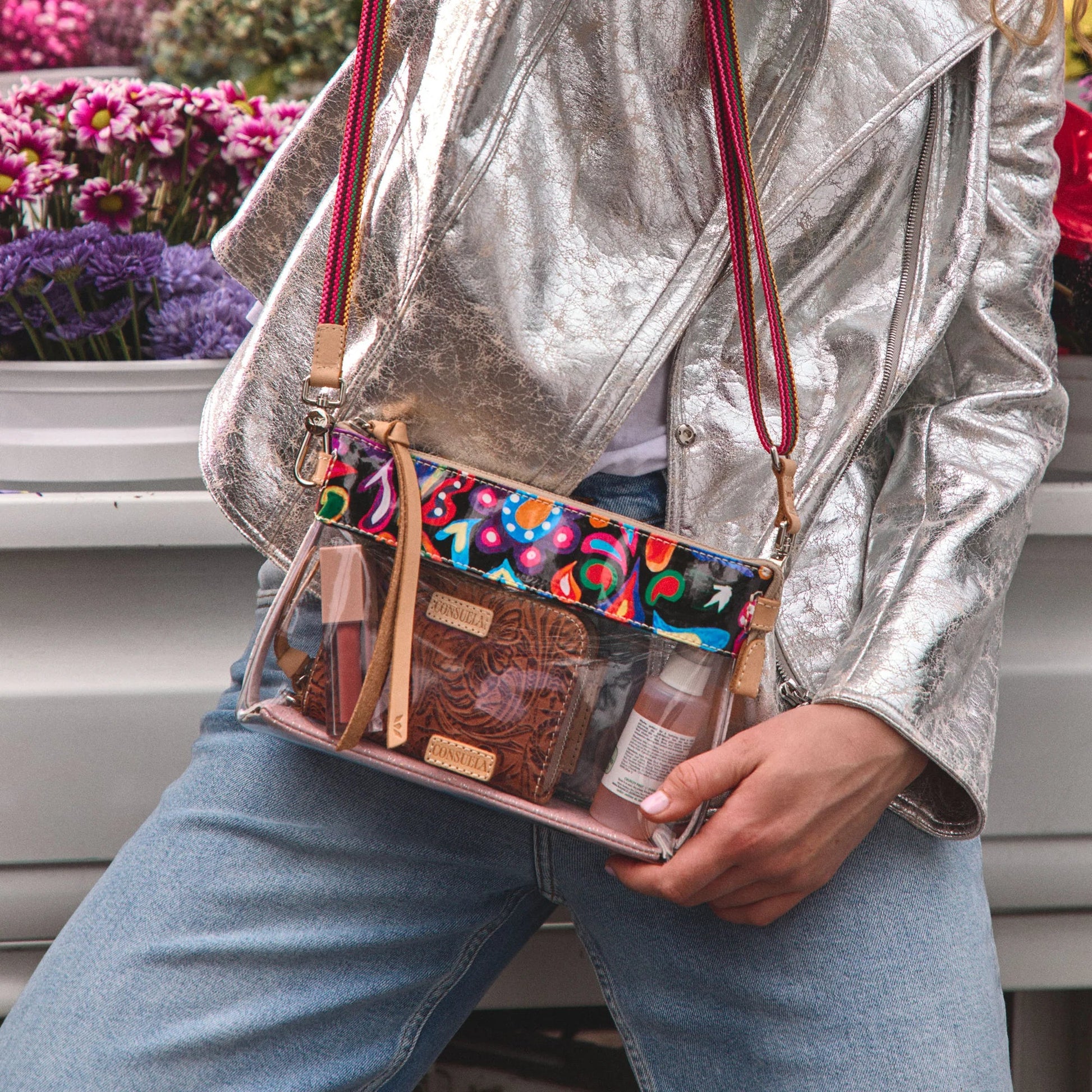 Clear Sophie Midtown Crossbody - Southern Soule Designs