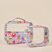 Clearly Chic Cosmetic Bag Set - Southern Soule Designs