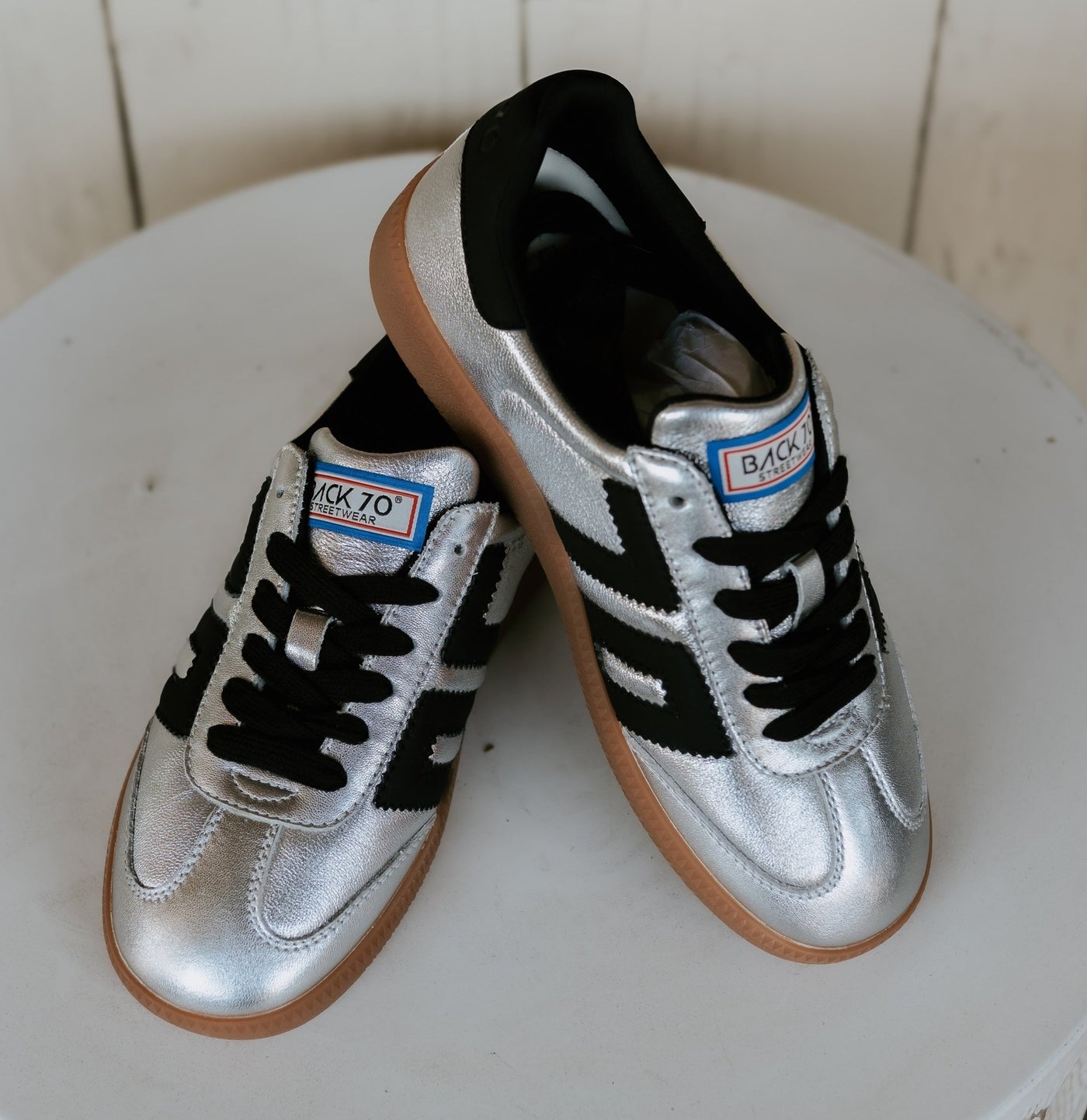 Cloud NM Silver Black Sneaker - Southern Soule Designs