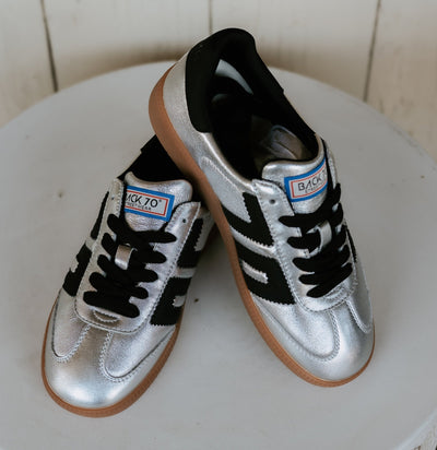 Cloud NM Silver Black Sneaker - Southern Soule Designs