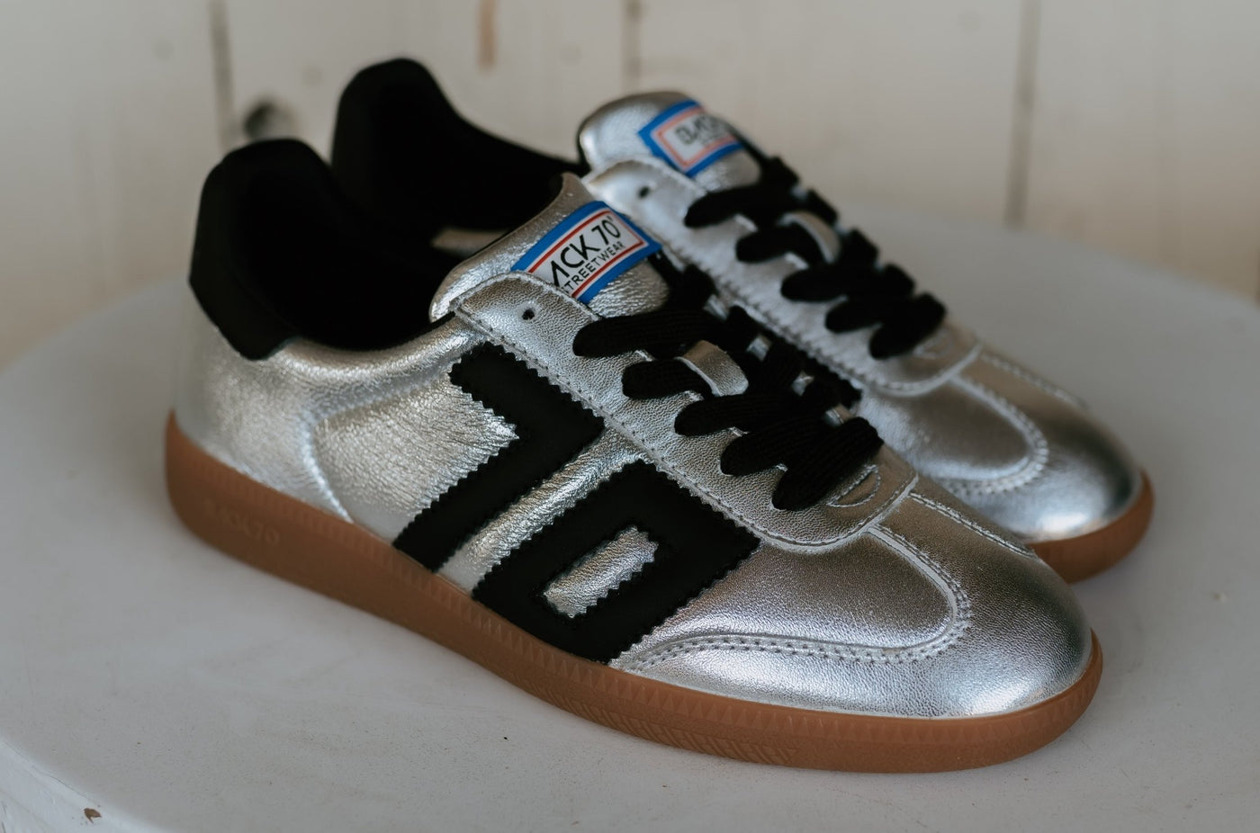 Cloud NM Silver Black Sneaker - Southern Soule Designs