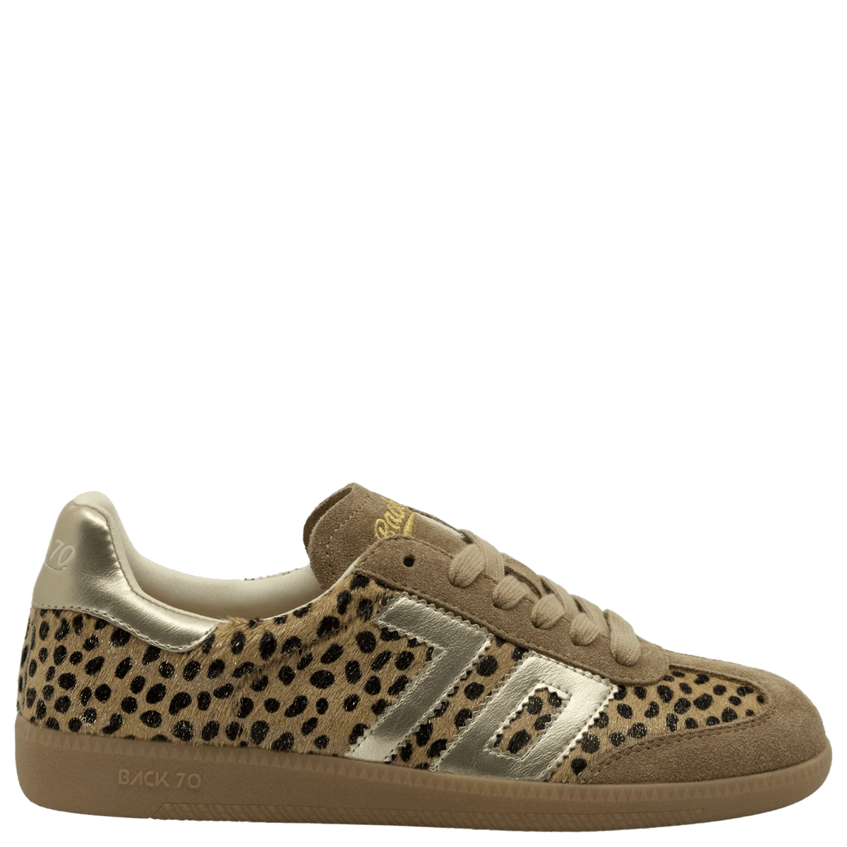 Cloud W26 in Leopard Gold Sneakers - Southern Soule Designs