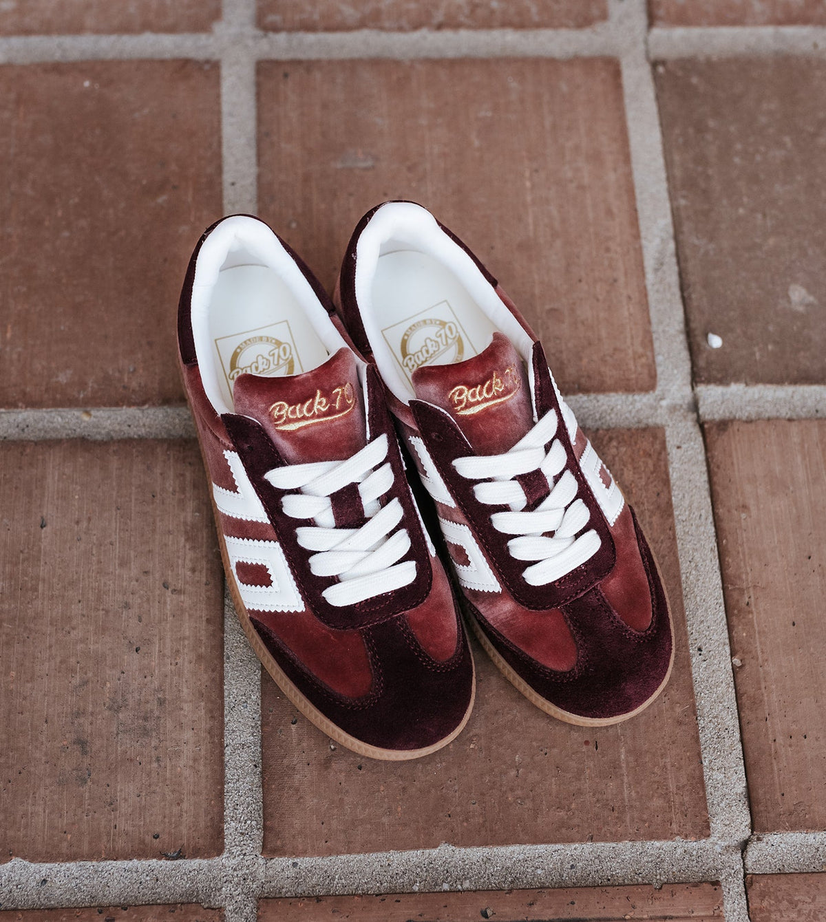 Cloud W26 in Velvet Wine Butter Sneakers - Southern Soule Designs