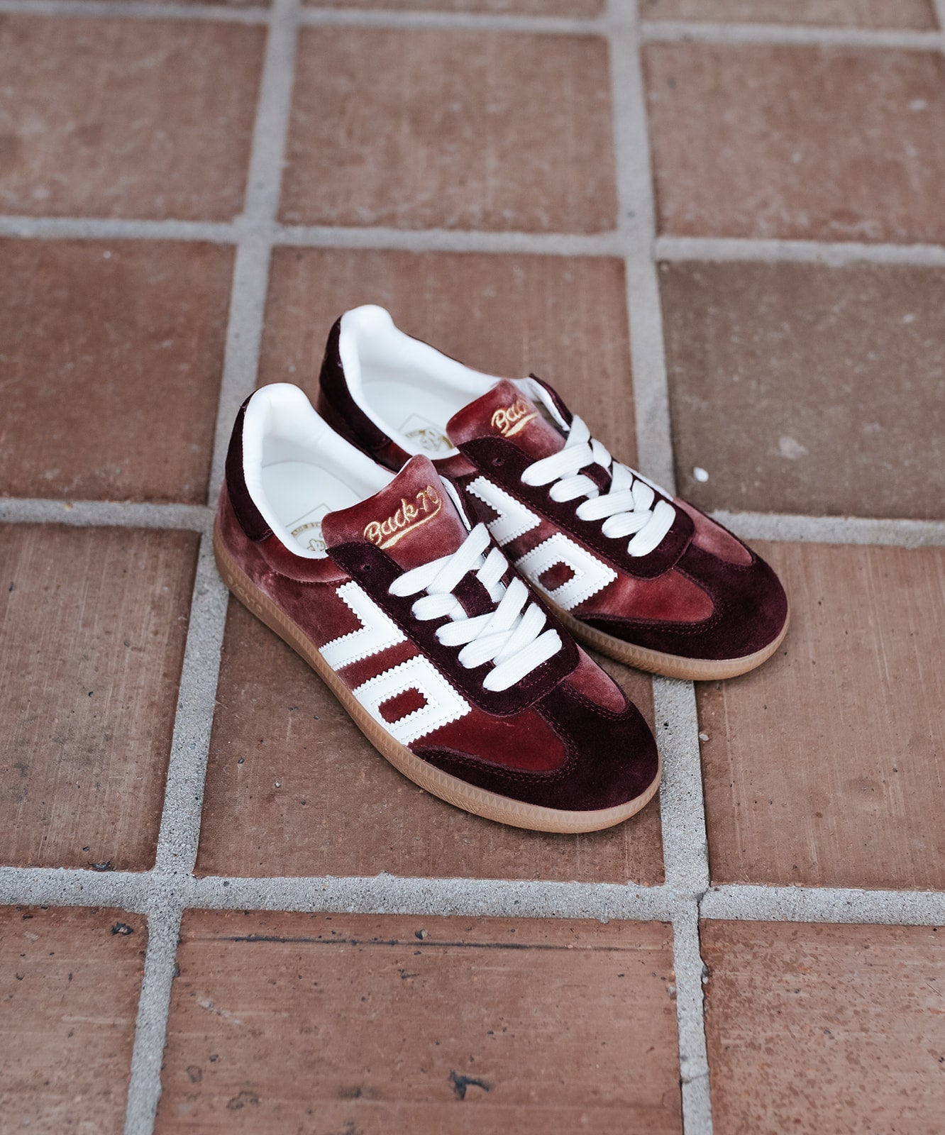 Cloud W26 in Velvet Wine Butter Sneakers - Southern Soule Designs