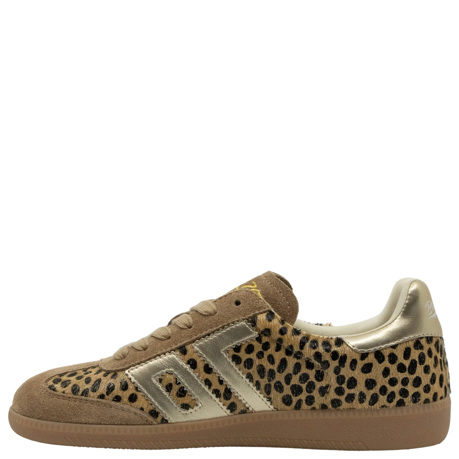 Cloud W26 in Leopard Gold Sneakers