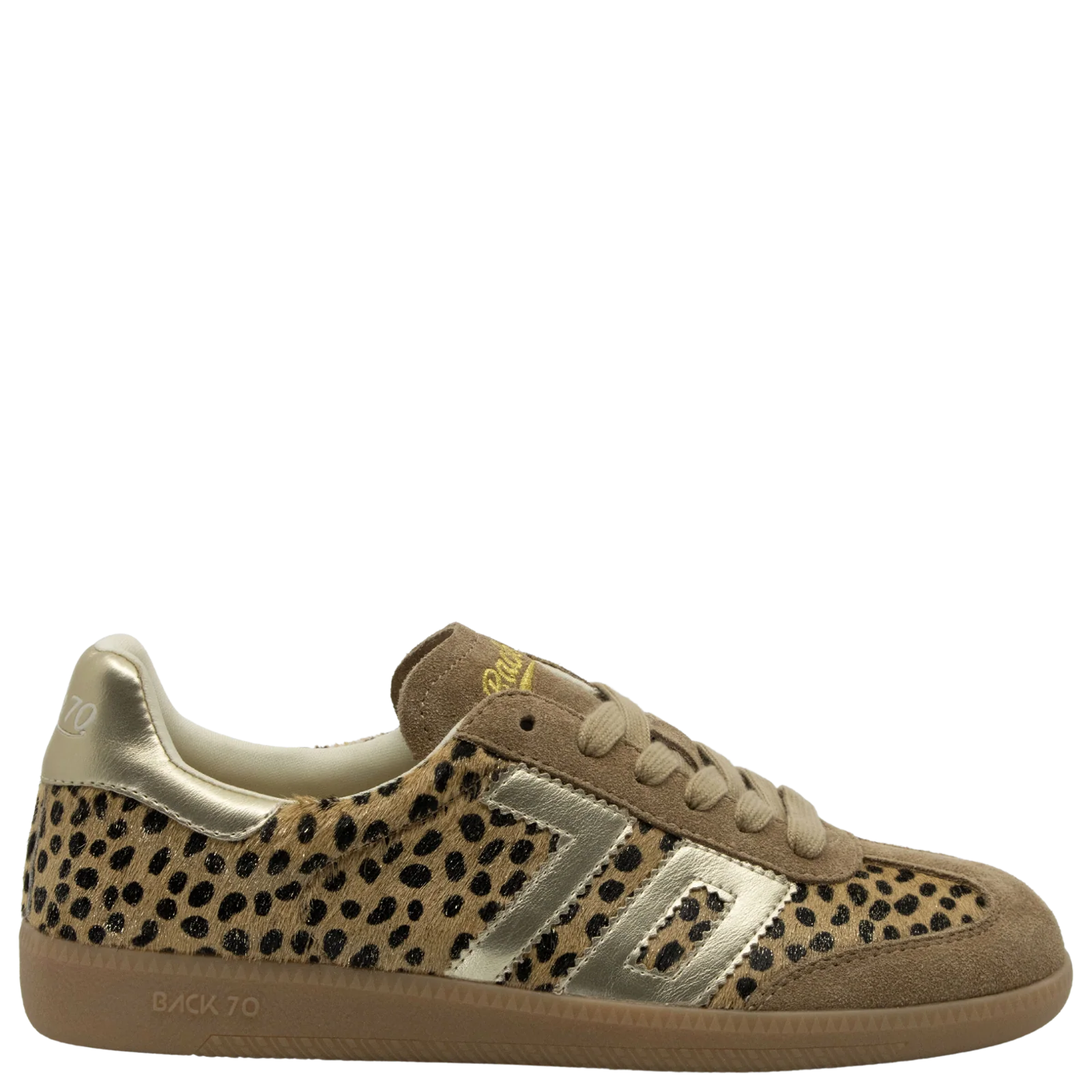Cloud W26 in Leopard Gold Sneakers
