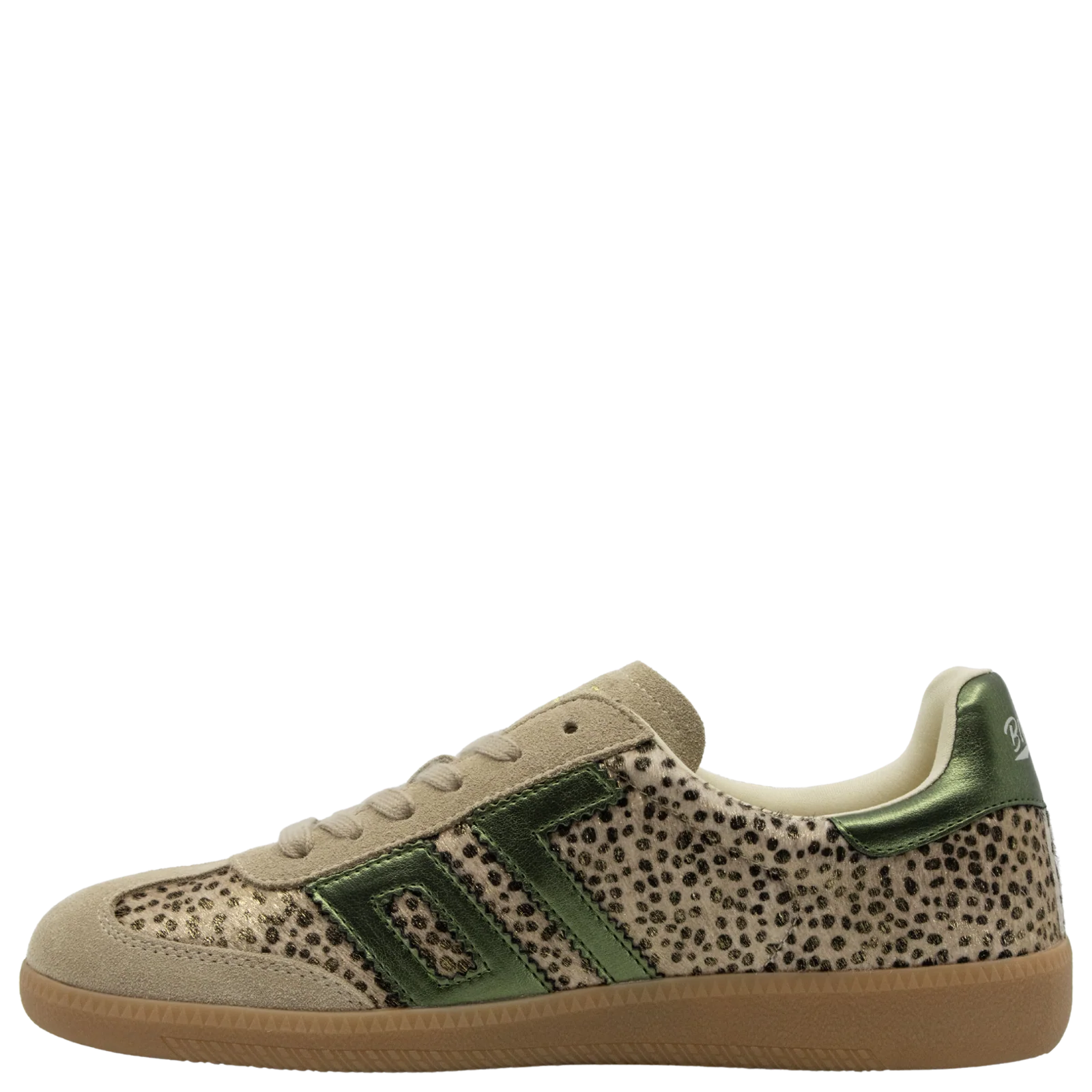 Cloud W26 in Pois Gold Forest Sneakers