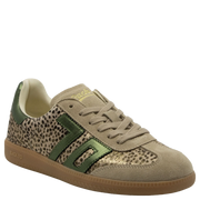 Cloud W26 in Pois Gold Forest Sneakers