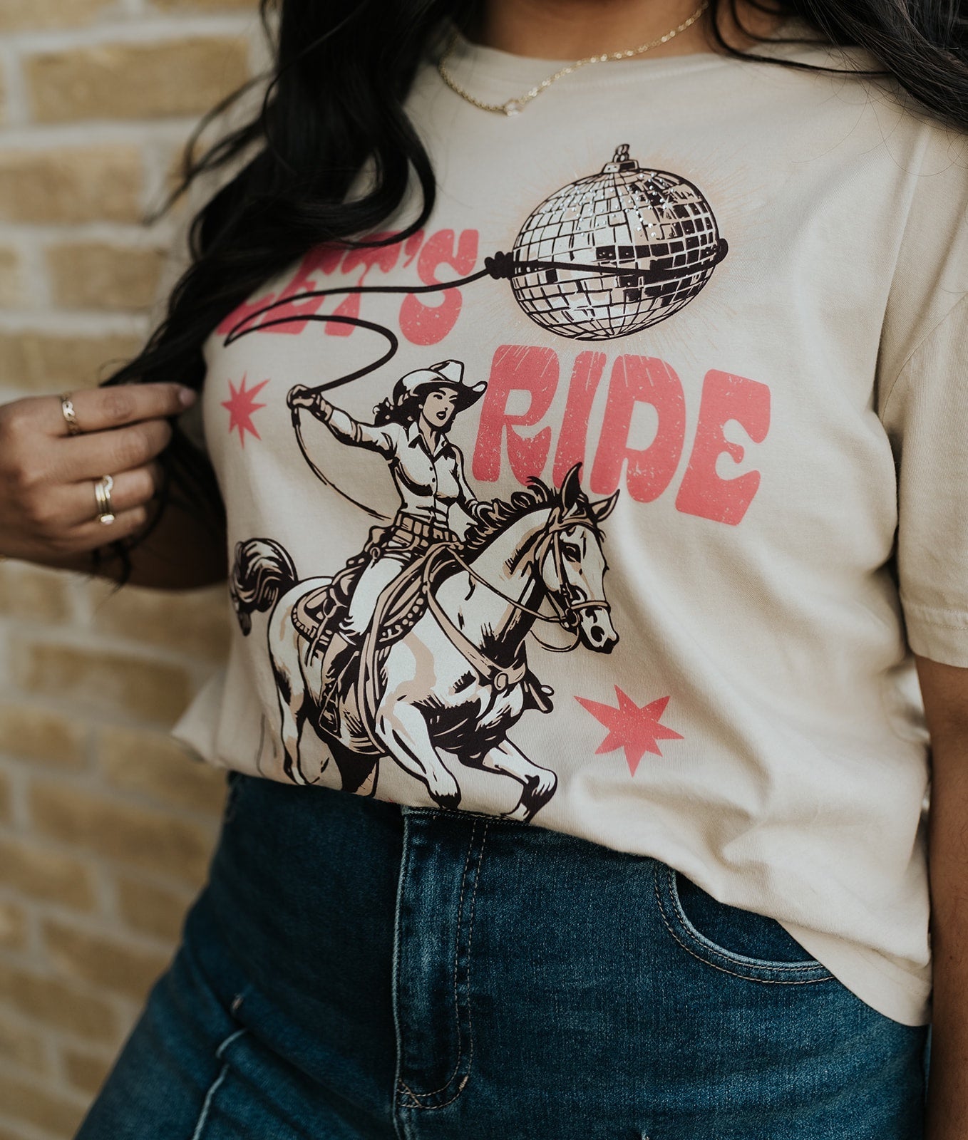 Cobblestone Let's Ride Wide Boy Tee 10002 - 317 - Southern Soule Designs