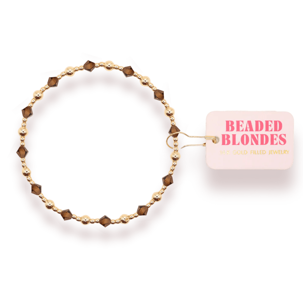 Cocoa Brown June Bracelet - Southern Soule Designs