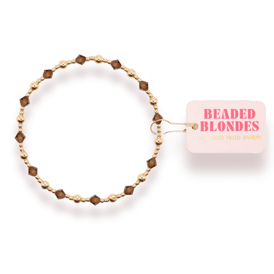 Cocoa Brown June Bracelet - Southern Soule Designs