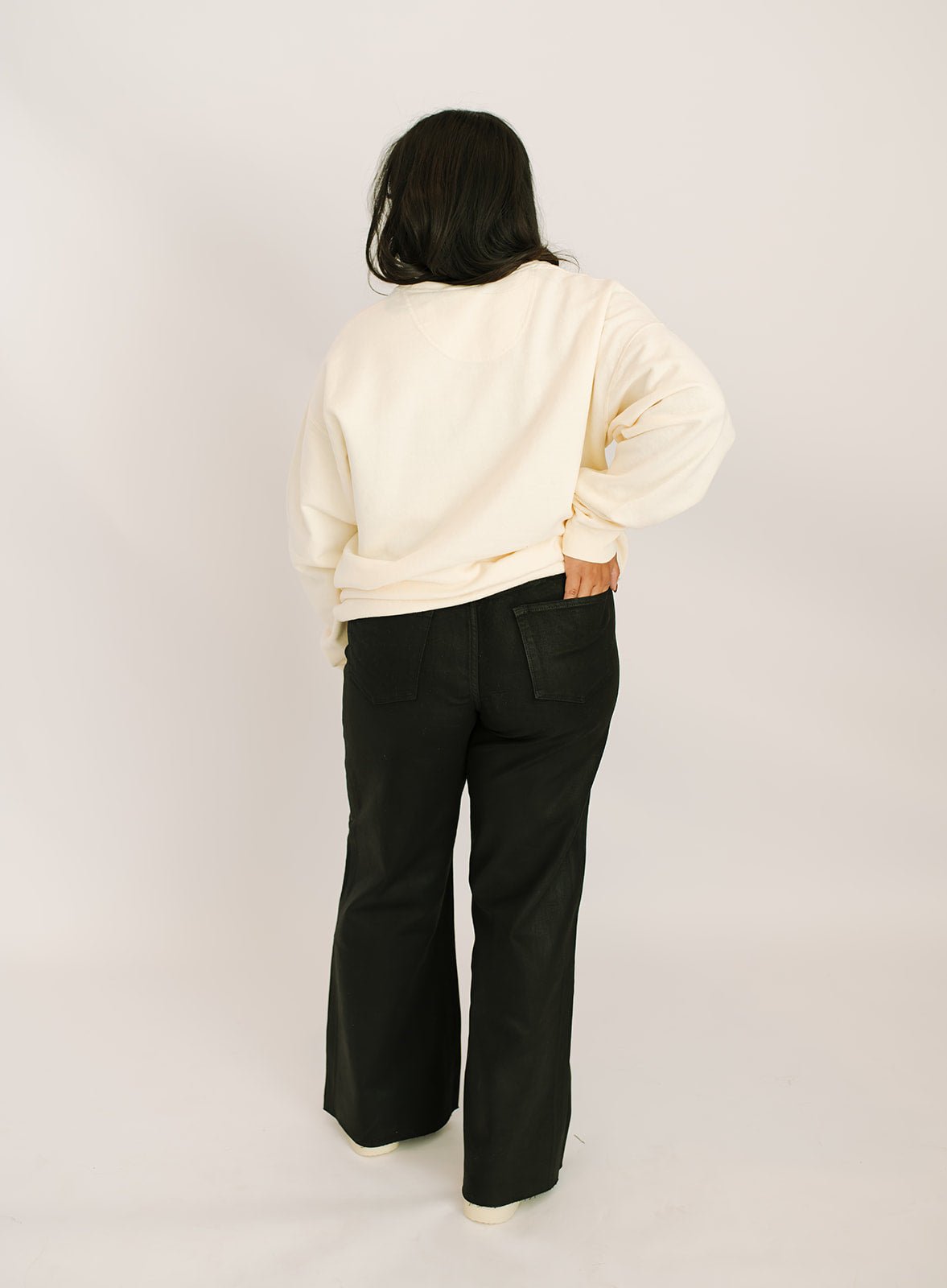 Concrete Fiona Wide Leg Jean - Southern Soule Designs