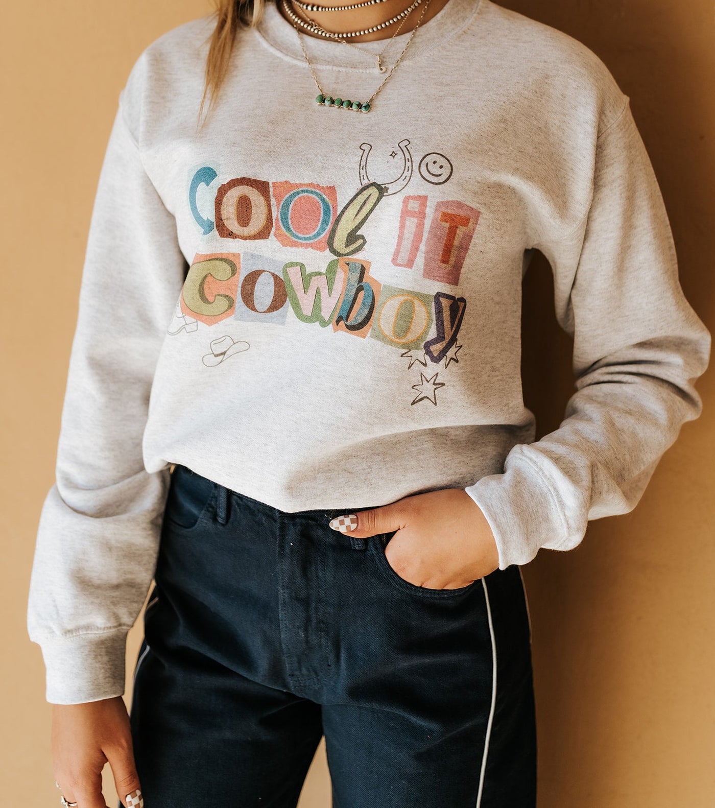 Cool it Cowboy Crewneck - Southern Soule Designs