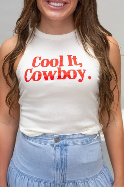 Cool it Cowboy Tank - Southern Soule Designs