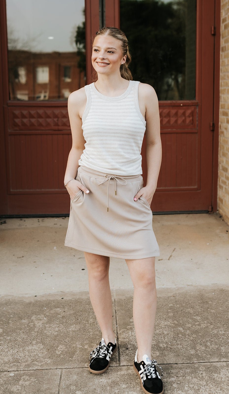 Cora Mink Skort - Southern Soule Designs