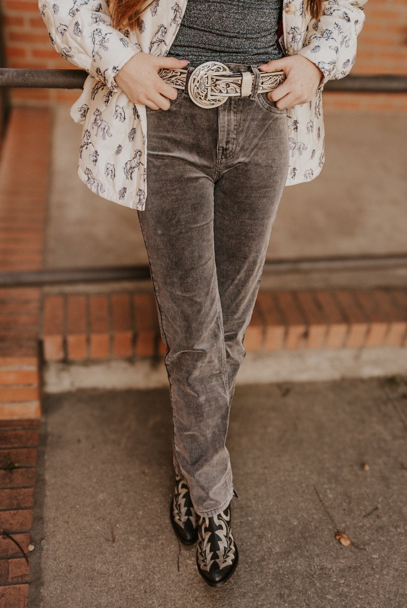 Corduroy Bargain Modest Boot BW1PD04757 - Southern Soule Designs