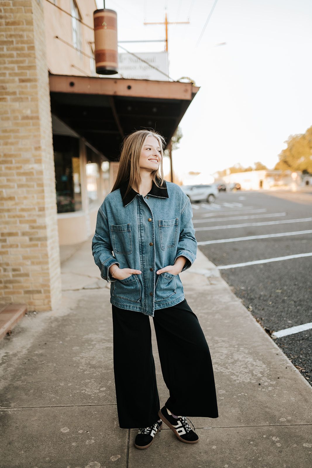Corduroy Collar Denim Utility Jacket J5947 - Southern Soule Designs