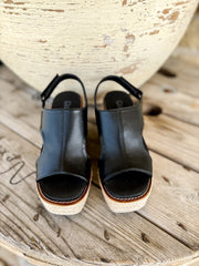 Corky's Freddie Black Wedge - Southern Soule Designs