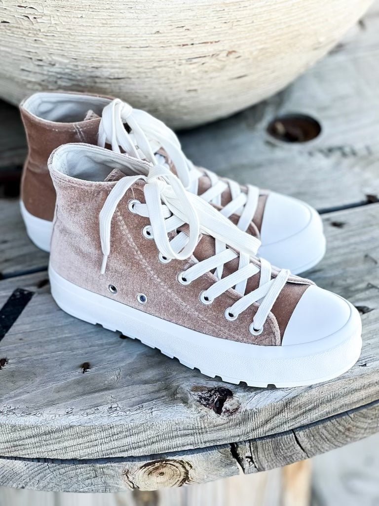 Corky’s Hunky Dory Tan Velvet Shoe - Southern Soule Designs