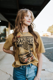Cowboy Racing Cropped Tee 10029 - 321 - Southern Soule Designs