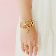 Cowgirl Boot Gold Charm Bracelet - Southern Soule Designs