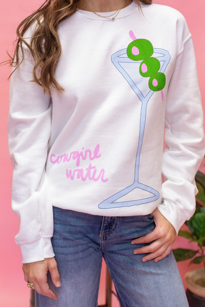 Cowgirl Water Sweatshirt - Southern Soule Designs