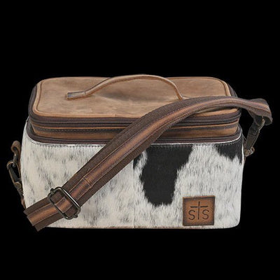 Cowhide Glamour Makeup Organize - Southern Soule Designs