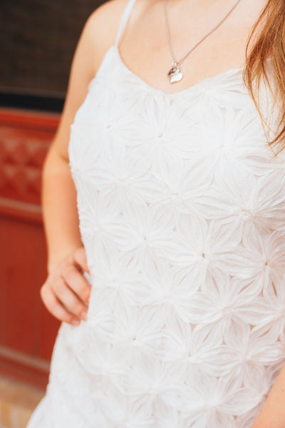 Cream Floral Dress JD7245 - Southern Soule Designs