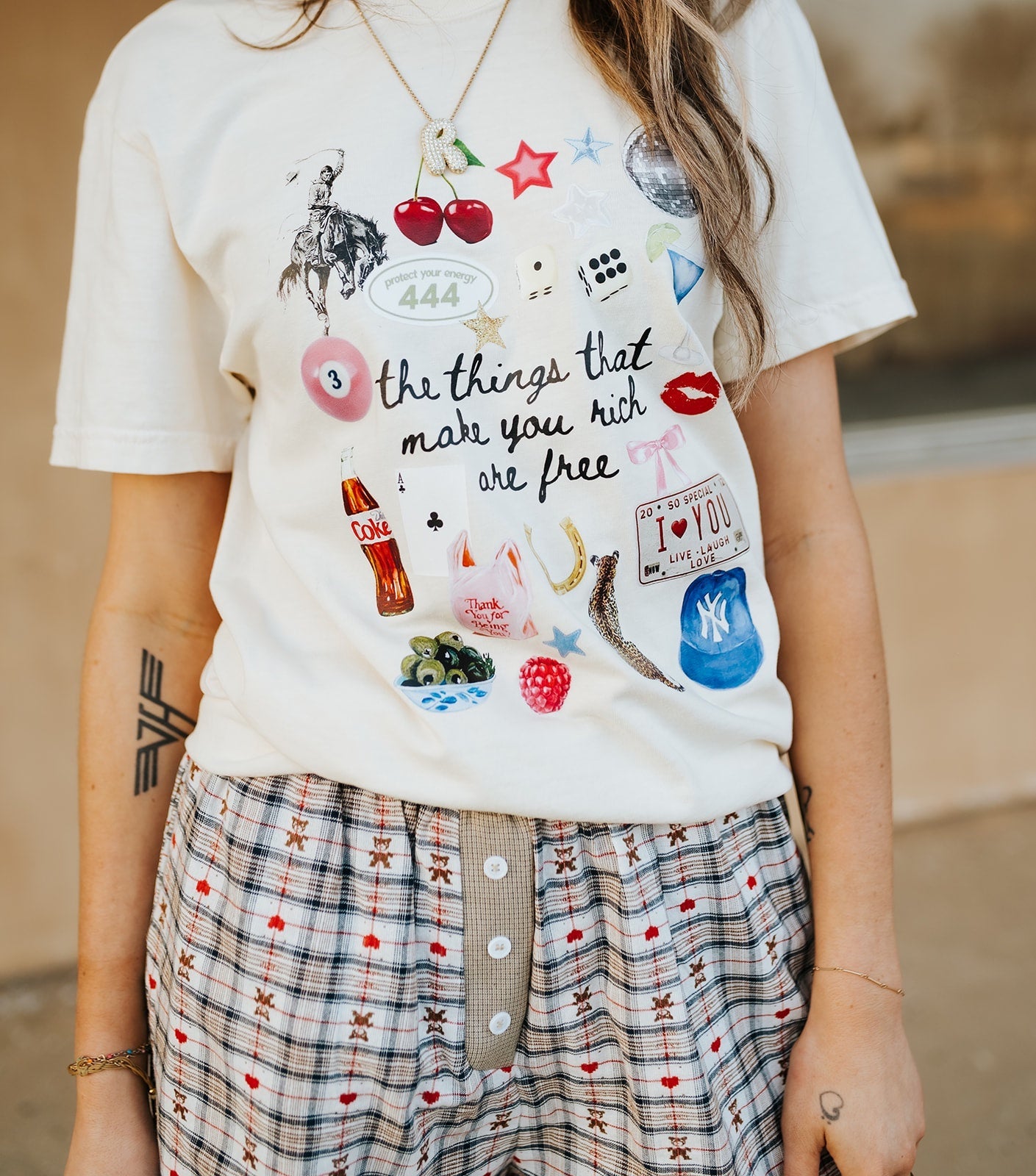 Cream Icon Graphic Tee - Southern Soule Designs