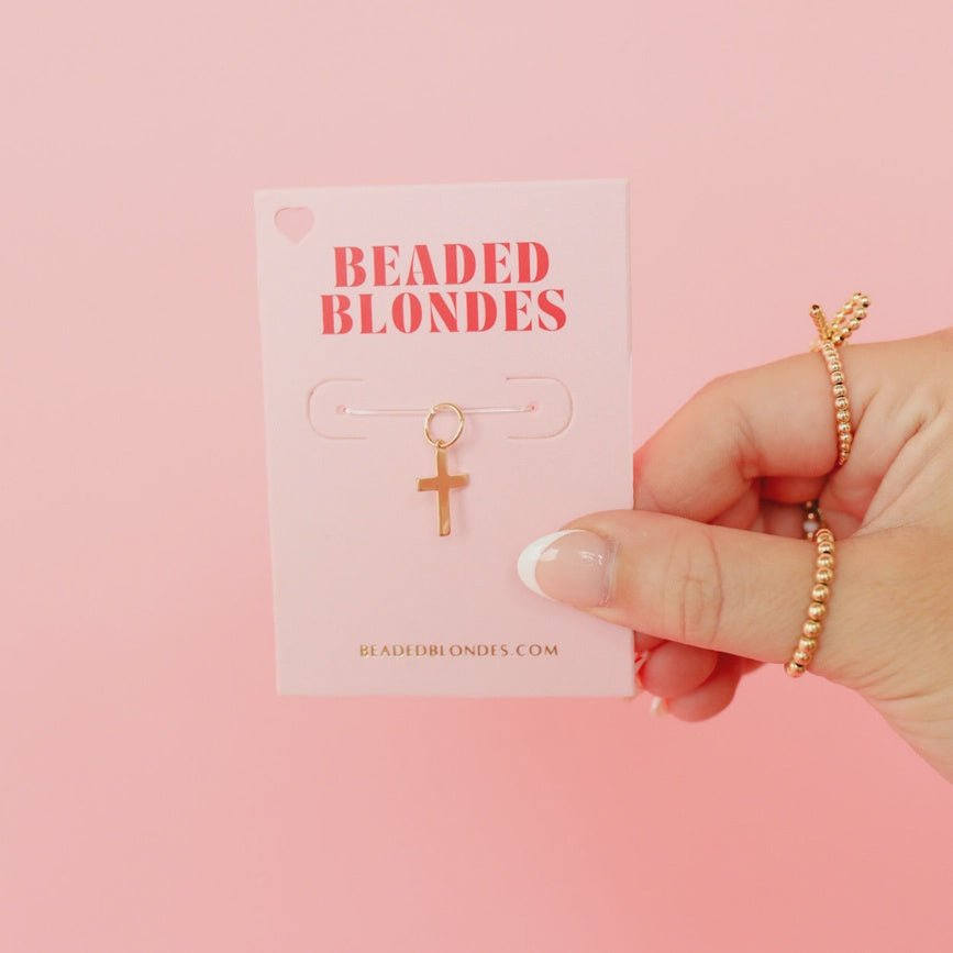 Cross Gold Charm - Southern Soule Designs