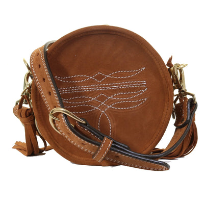Toast Suede Circle Tote CRT16