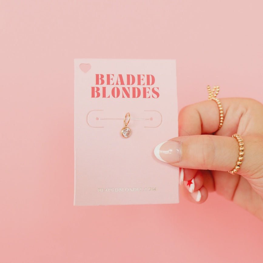 Crystal Drop Charm - Southern Soule Designs