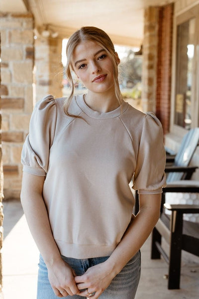 CT8936 Puff Sleeve Sweatshirt - Southern Soule Designs