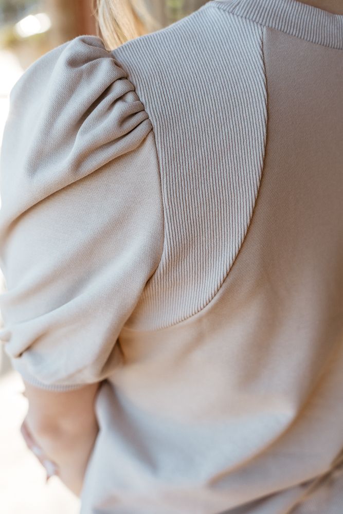 CT8936 Puff Sleeve Sweatshirt - Southern Soule Designs