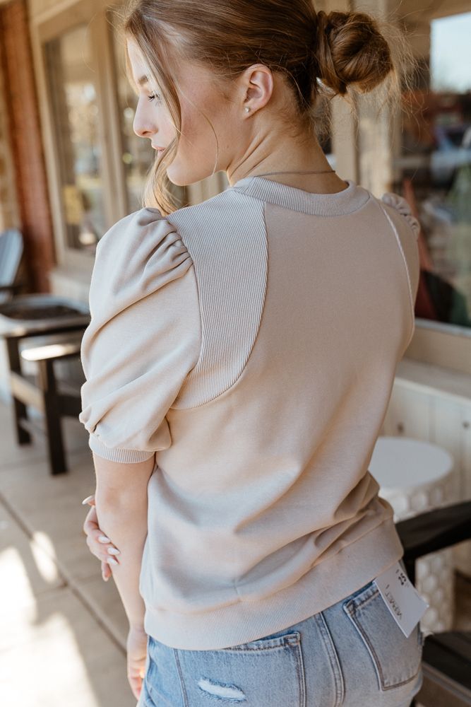 CT8936 Puff Sleeve Sweatshirt - Southern Soule Designs