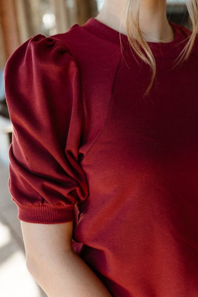 CT8936 Puff Sleeve Sweatshirt - Southern Soule Designs