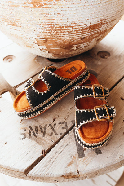 Cubana Sandal Black - Southern Soule Designs