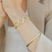 Cubic Zicronia Accented Bangle B7754 - Southern Soule Designs