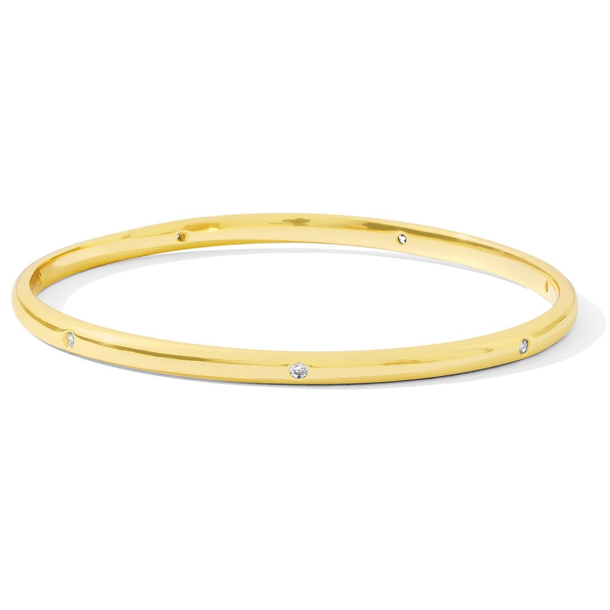 Cubic Zicronia Accented Bangle B7754 - Southern Soule Designs