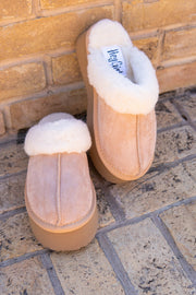 Cuddle Up Camel Faux Suede - Southern Soule Designs