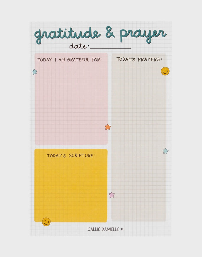 Guided Prayer Notepad