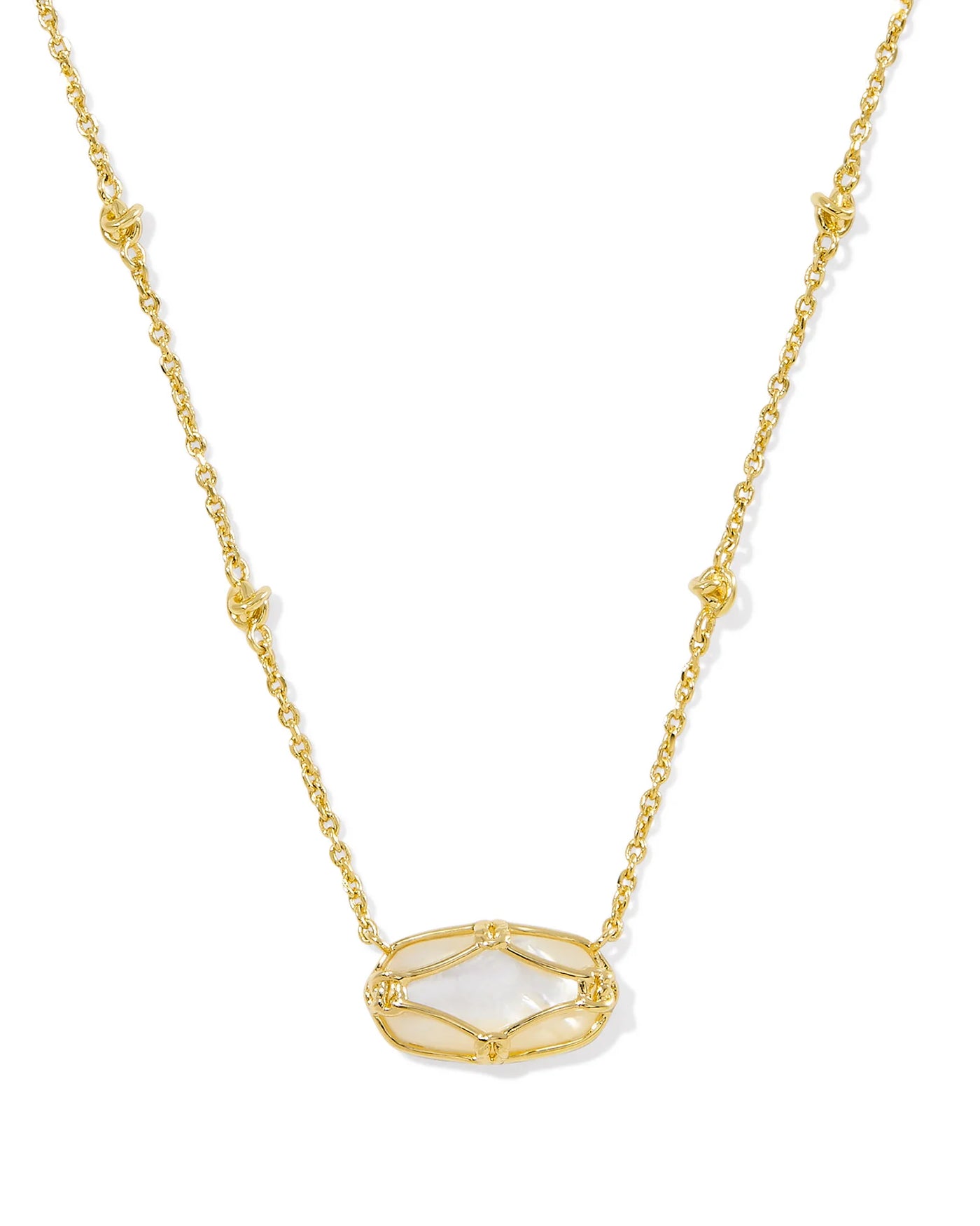 KS Elisa Lattice Gold Necklace