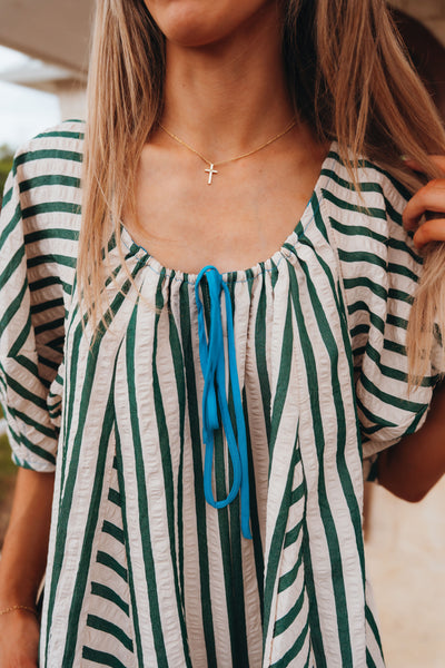 Hunter Striped Oversized Romper IR2141
