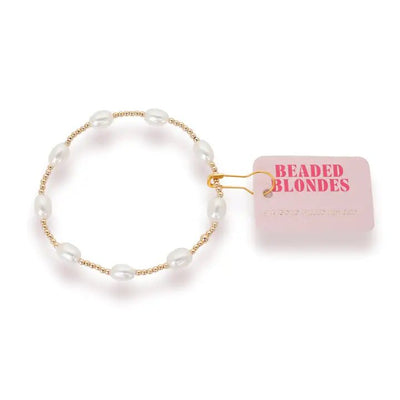 Dainty Ellie Pearl Bracelet - Gold - Southern Soule Designs