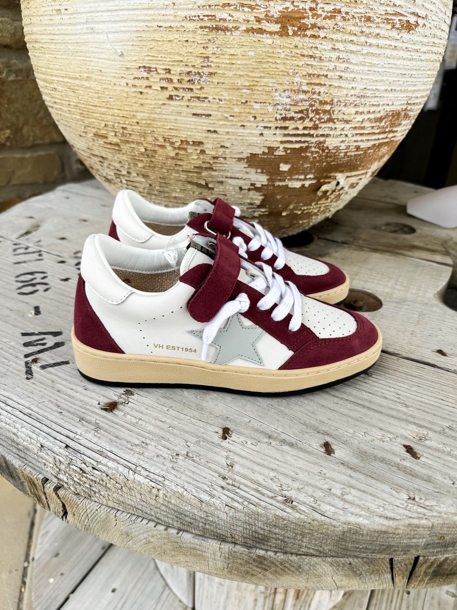 Dakota 3 Maroon Suede - Southern Soule Designs