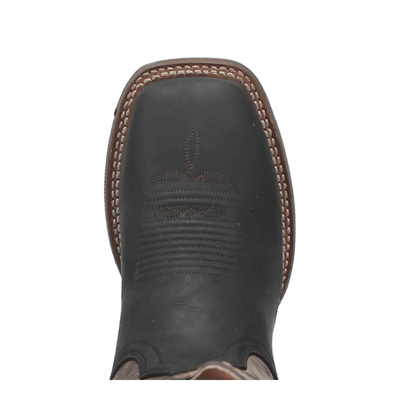 Dan Post Deuce Black/Brown Leather Boot - Southern Soule Designs