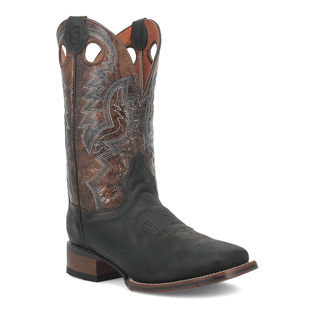 Dan Post Deuce Black/Brown Leather Boot - Southern Soule Designs